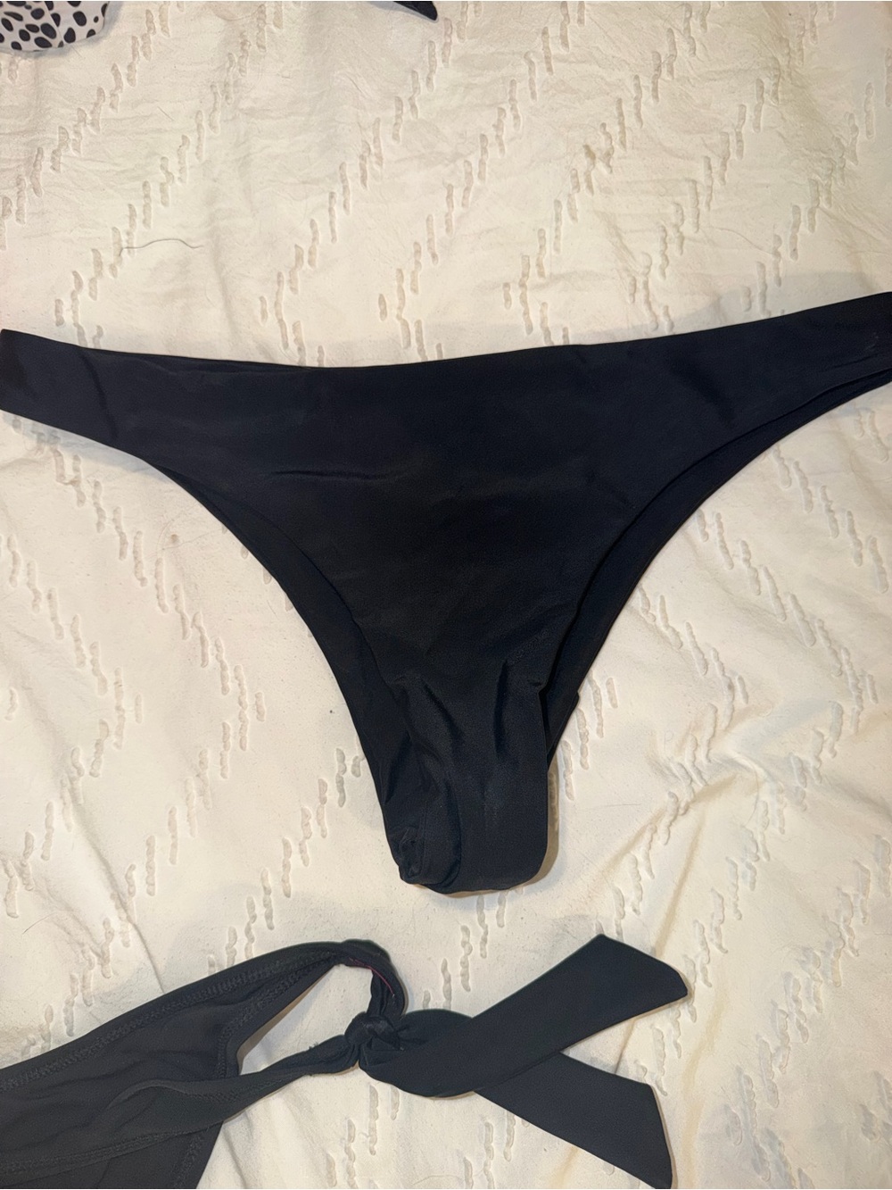 Women's Black Bikini Bottom - Classic Swim Brief